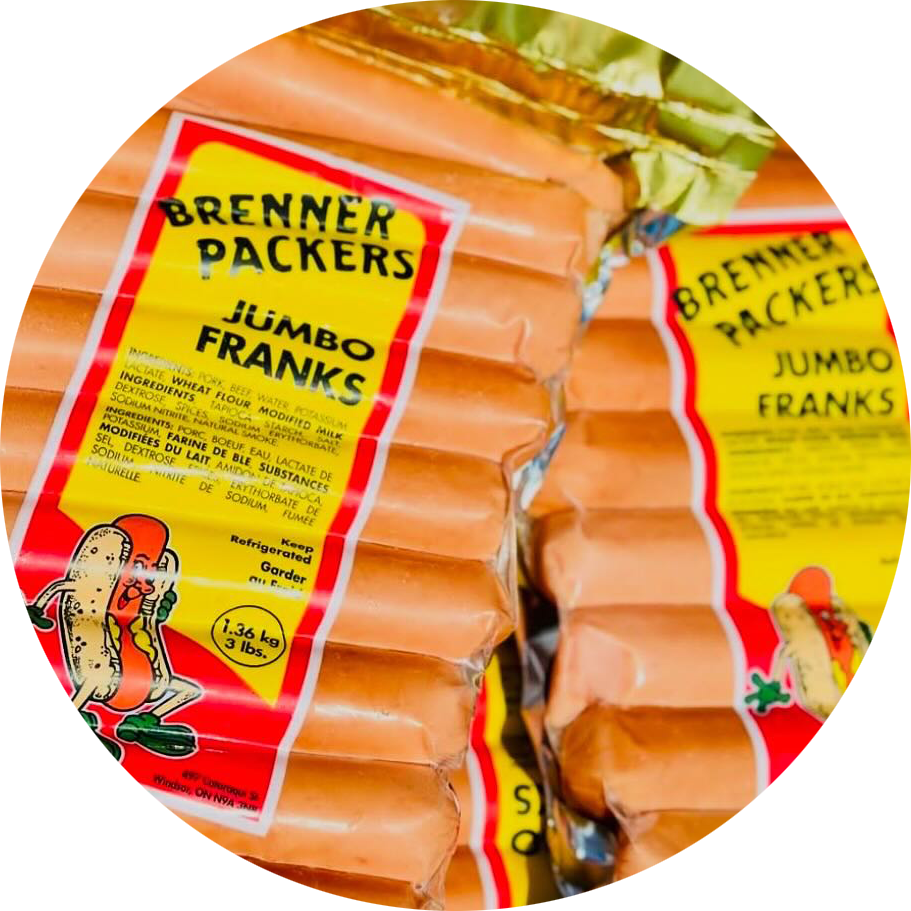 Brenner Packers Jumbo Franks bag